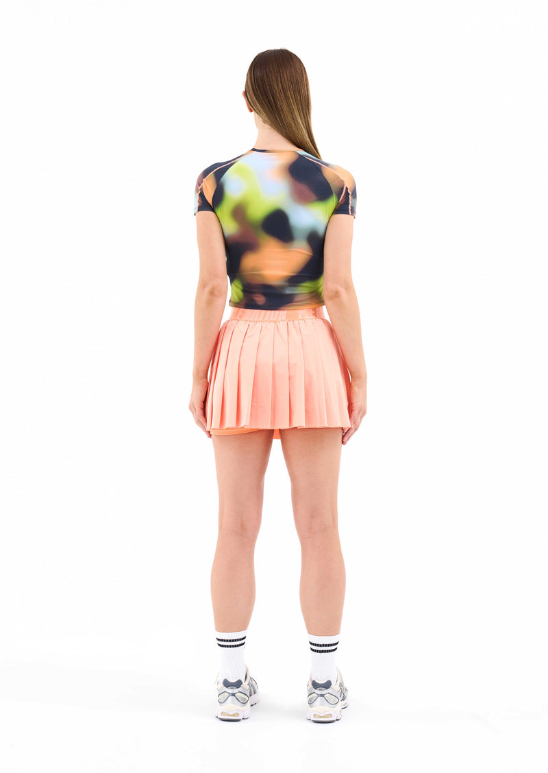VOLLEY SKIRT IN CANTALOUPE