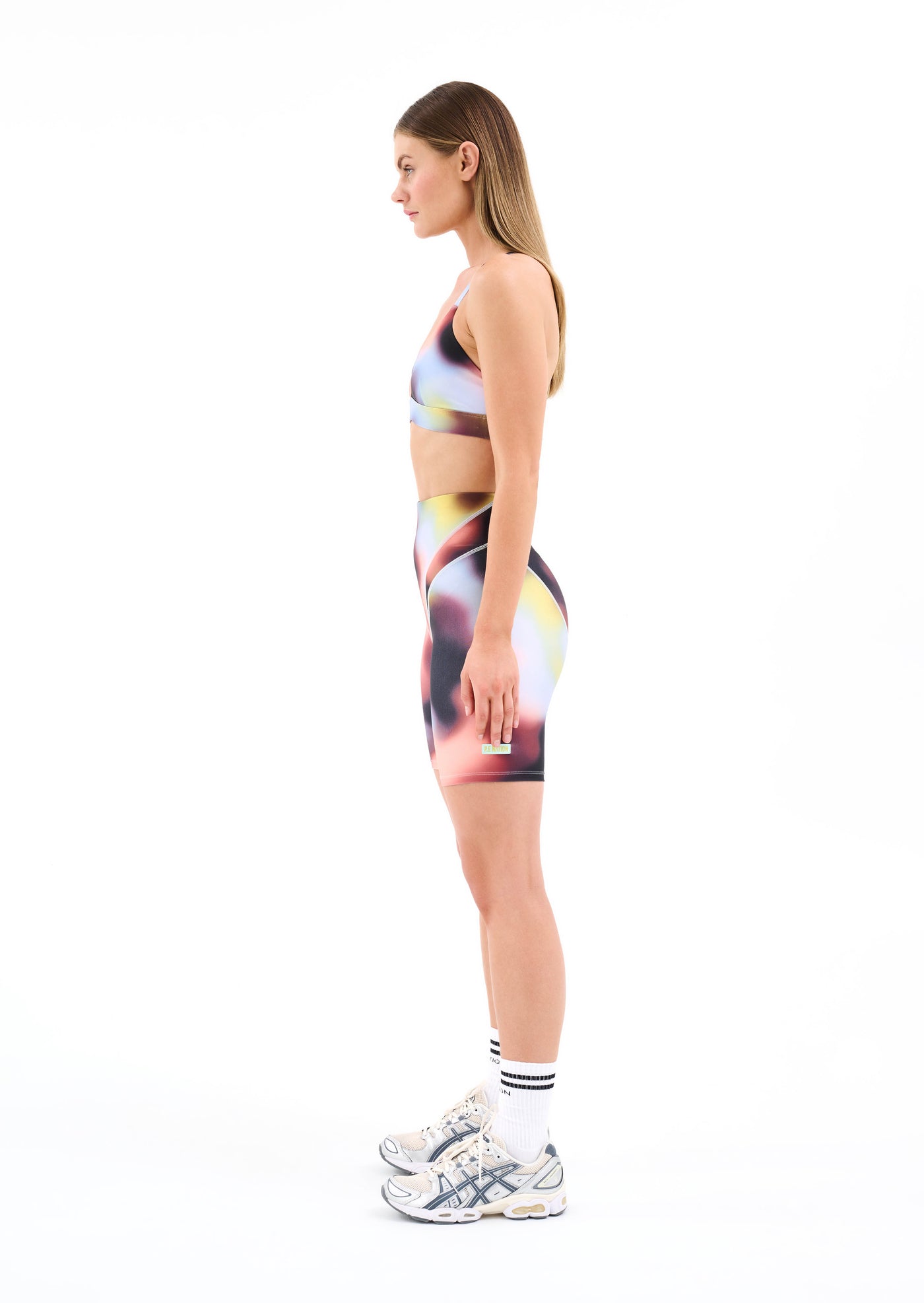 CYPER BIKE SHORT IN BLUR PRINT