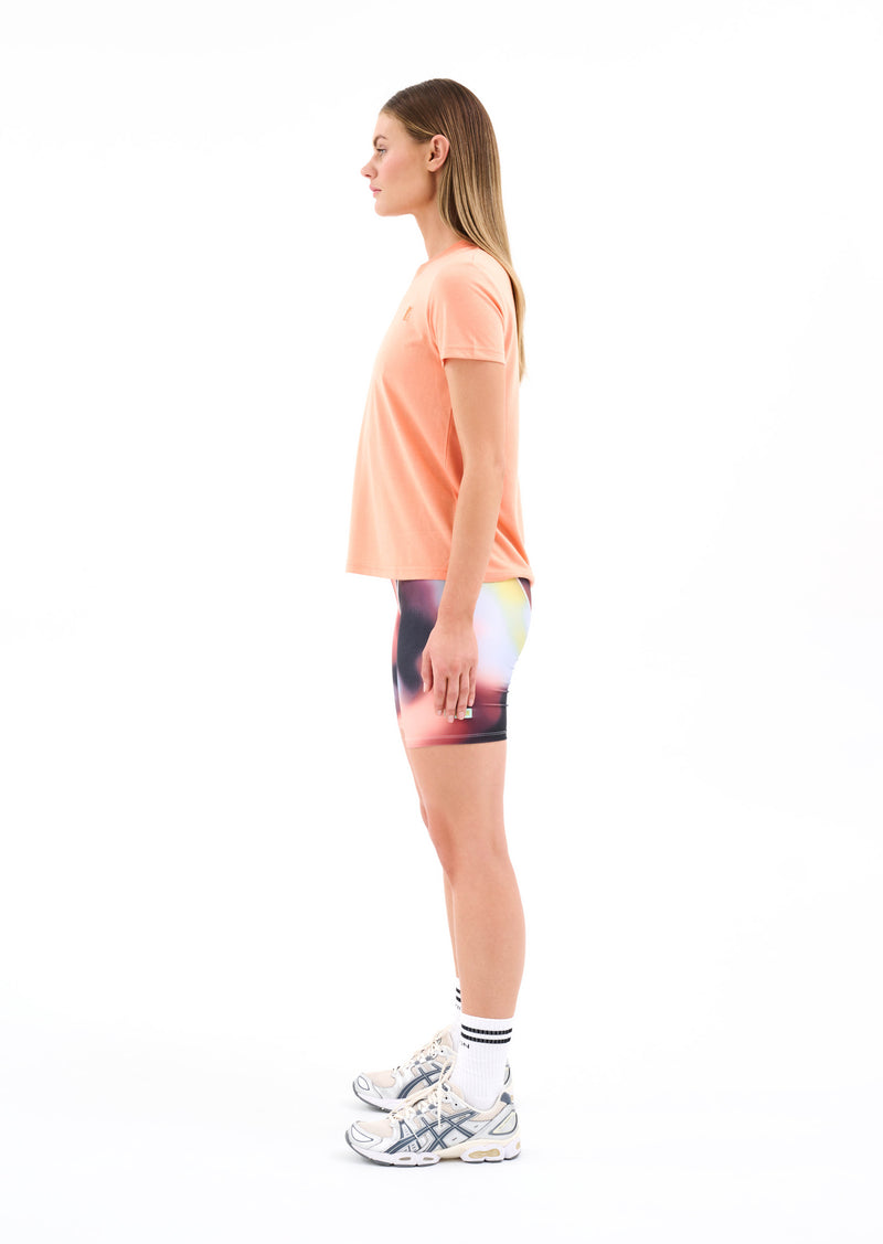 PRIMARY SLIM FIT TEE IN CANTALOUPE