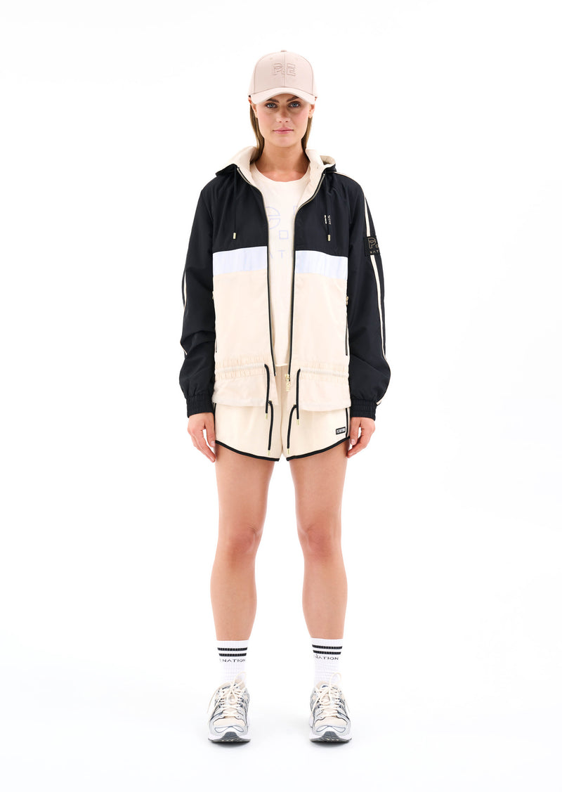 MAN DOWN JACKET IN PEARLED IVORY