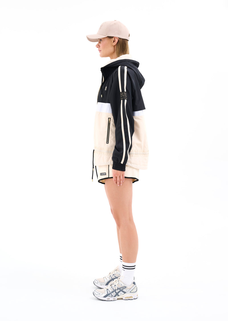 MAN DOWN JACKET IN PEARLED IVORY