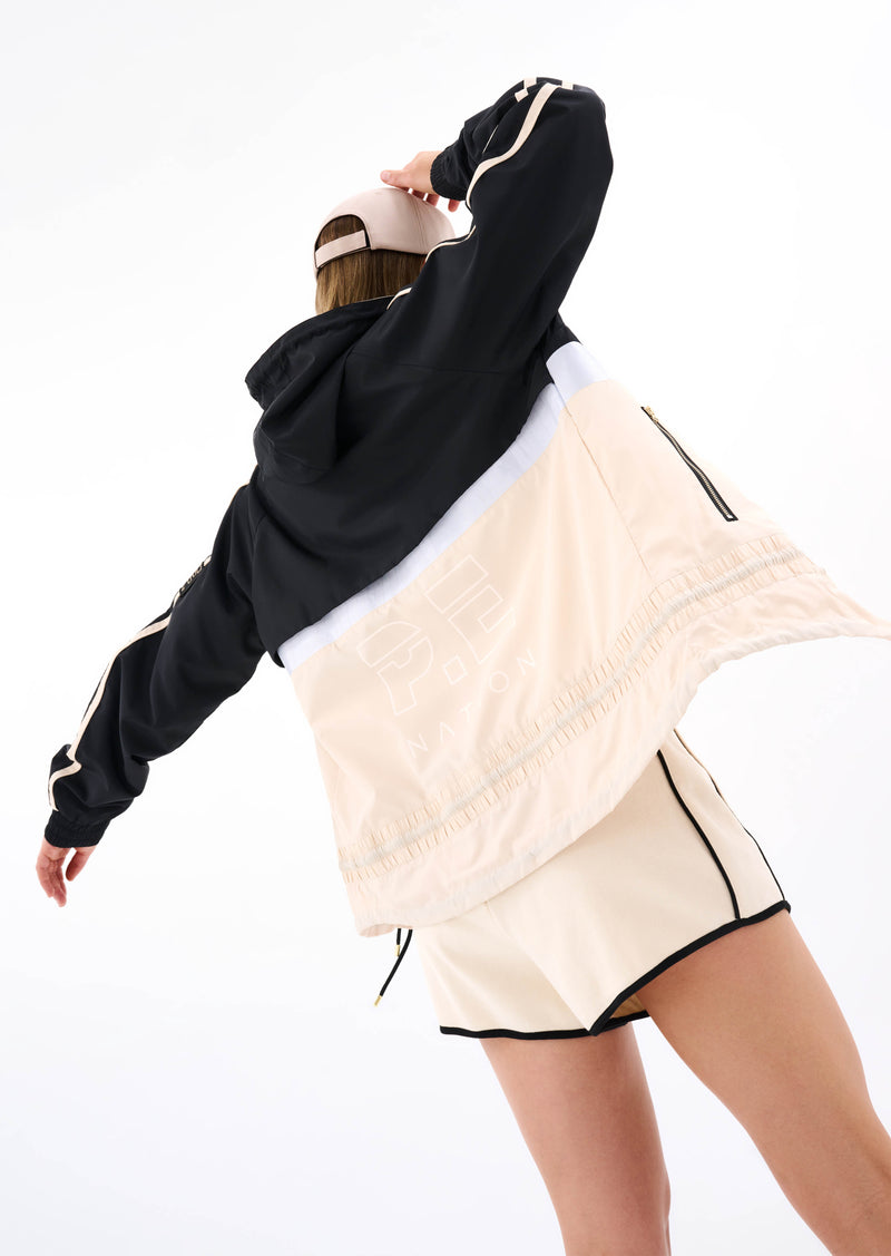 MAN DOWN JACKET IN PEARLED IVORY