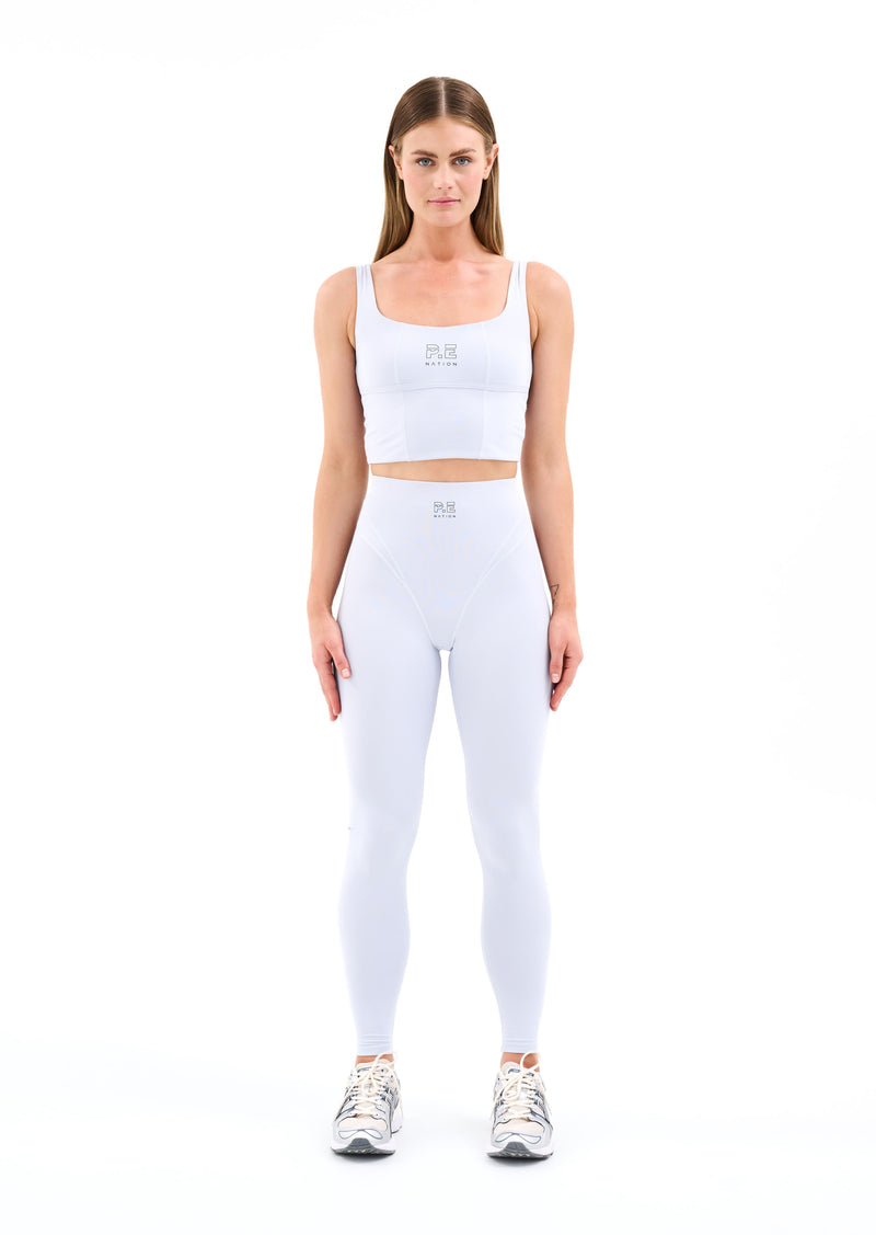 ASTER SPORTS BRA IN GREY DAWN