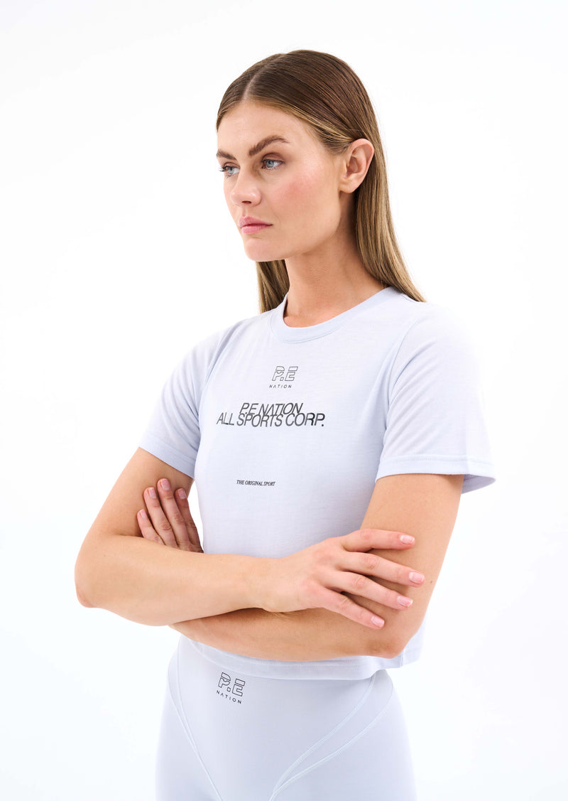 PARALLEL TEE IN GREY DAWN