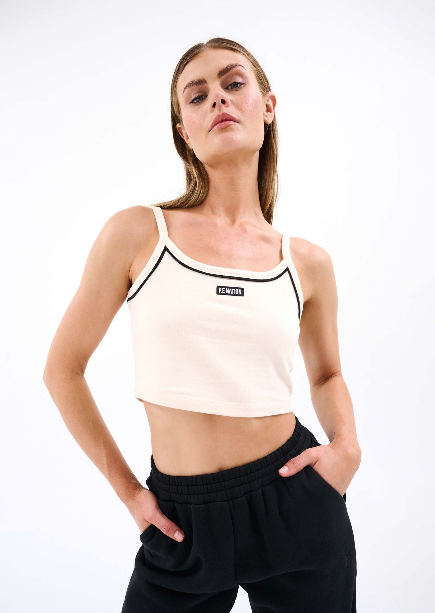 CALLISTO CROP IN PEARLED IVORY
