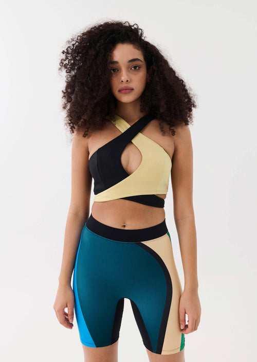 REMINISCE SPORTS BRA IN PAMPAS