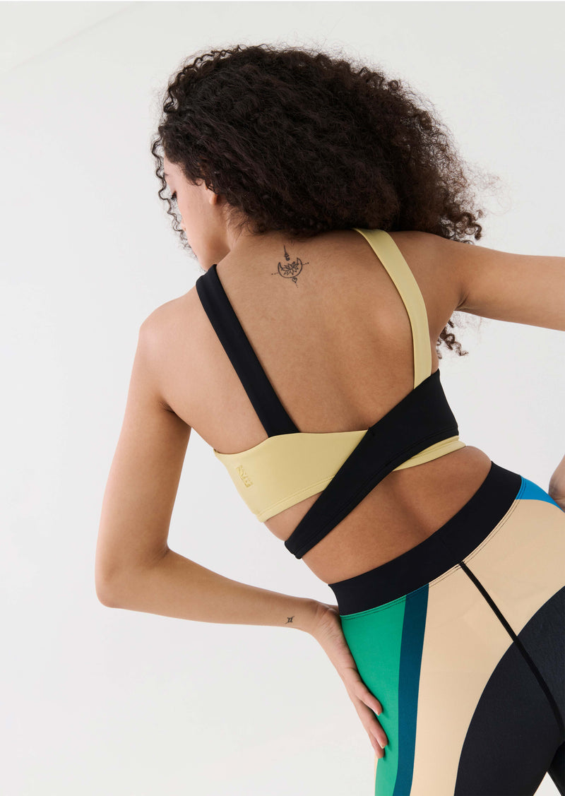 REMINISCE SPORTS BRA IN PAMPAS