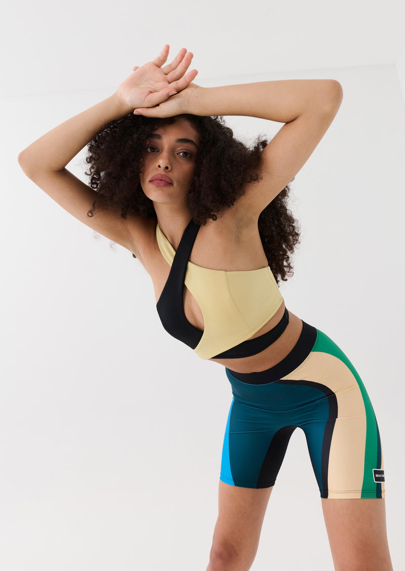REMINISCE SPORTS BRA IN PAMPAS