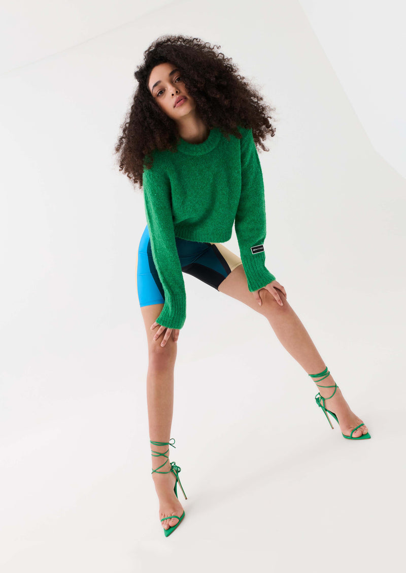 VELDT KNIT SWEAT IN GREEN