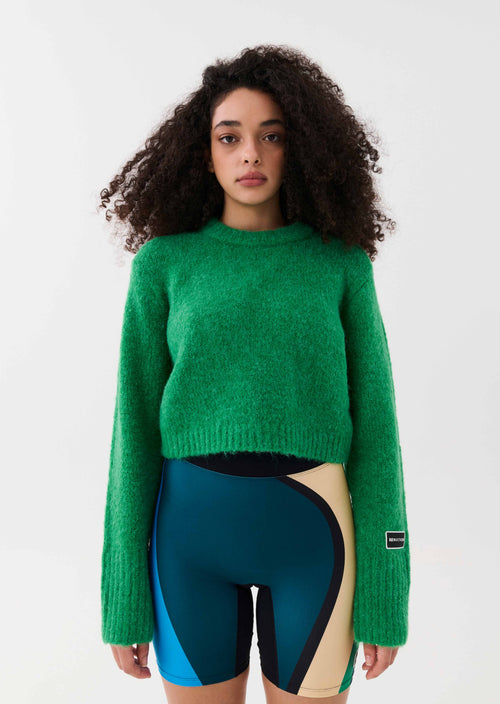 VELDT KNIT SWEAT IN GREEN