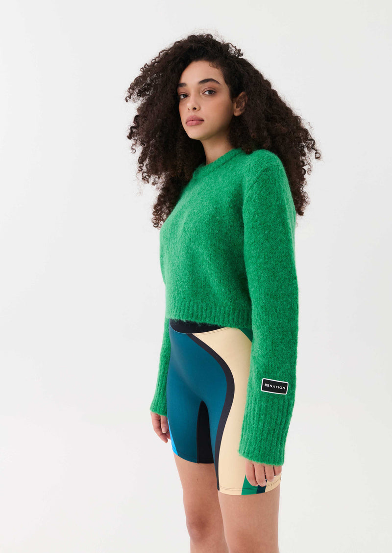 VELDT KNIT SWEAT IN GREEN