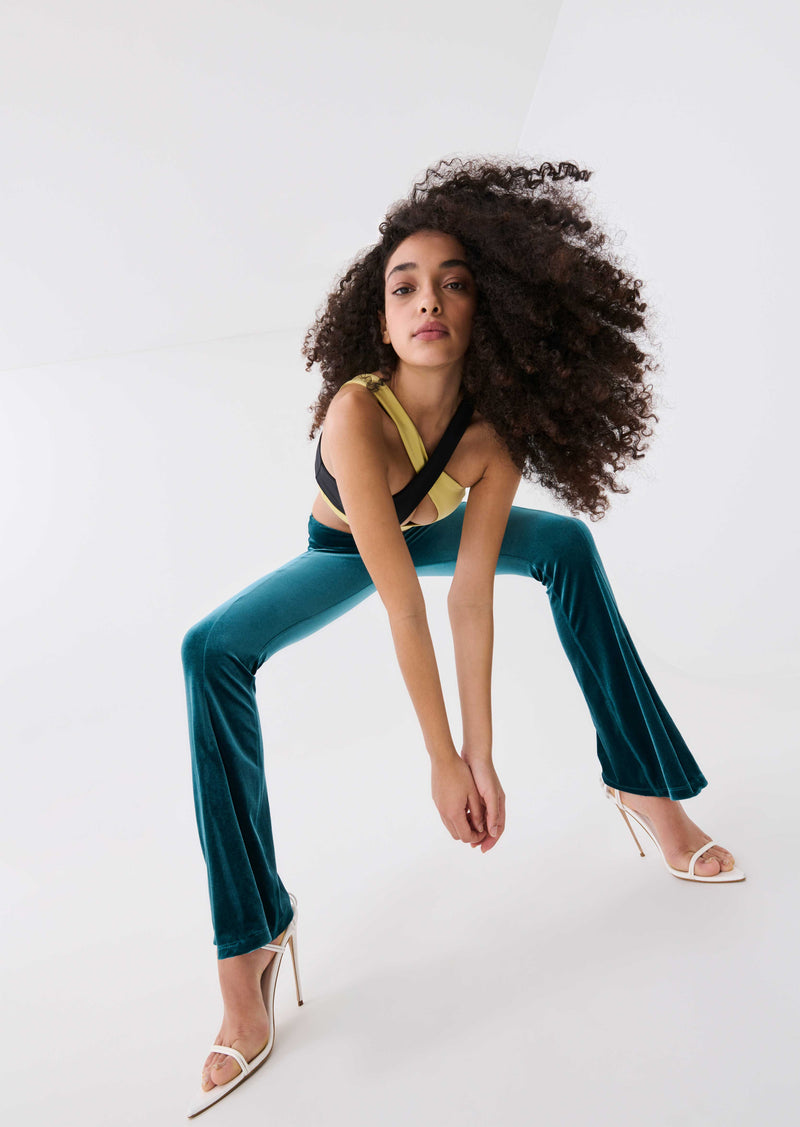 RETROSPECT PANT IN DEEP TEAL
