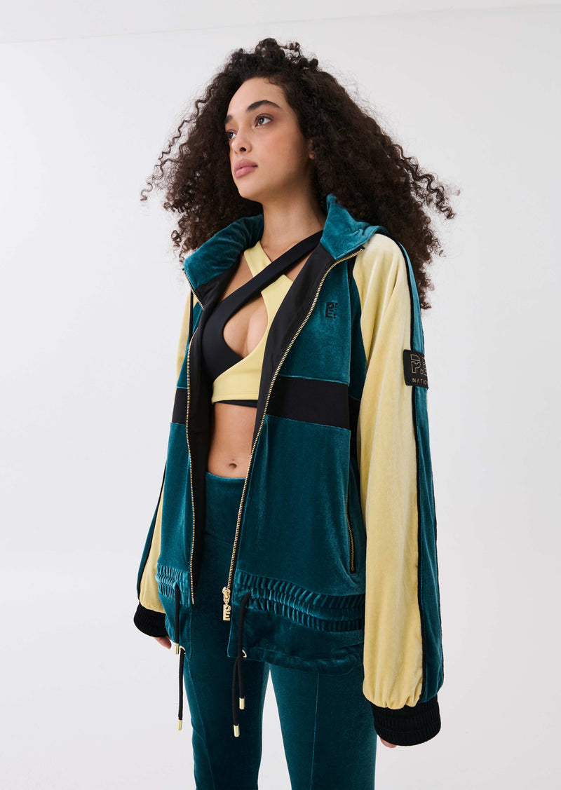 RETROSPECT JACKET IN DEEP TEAL