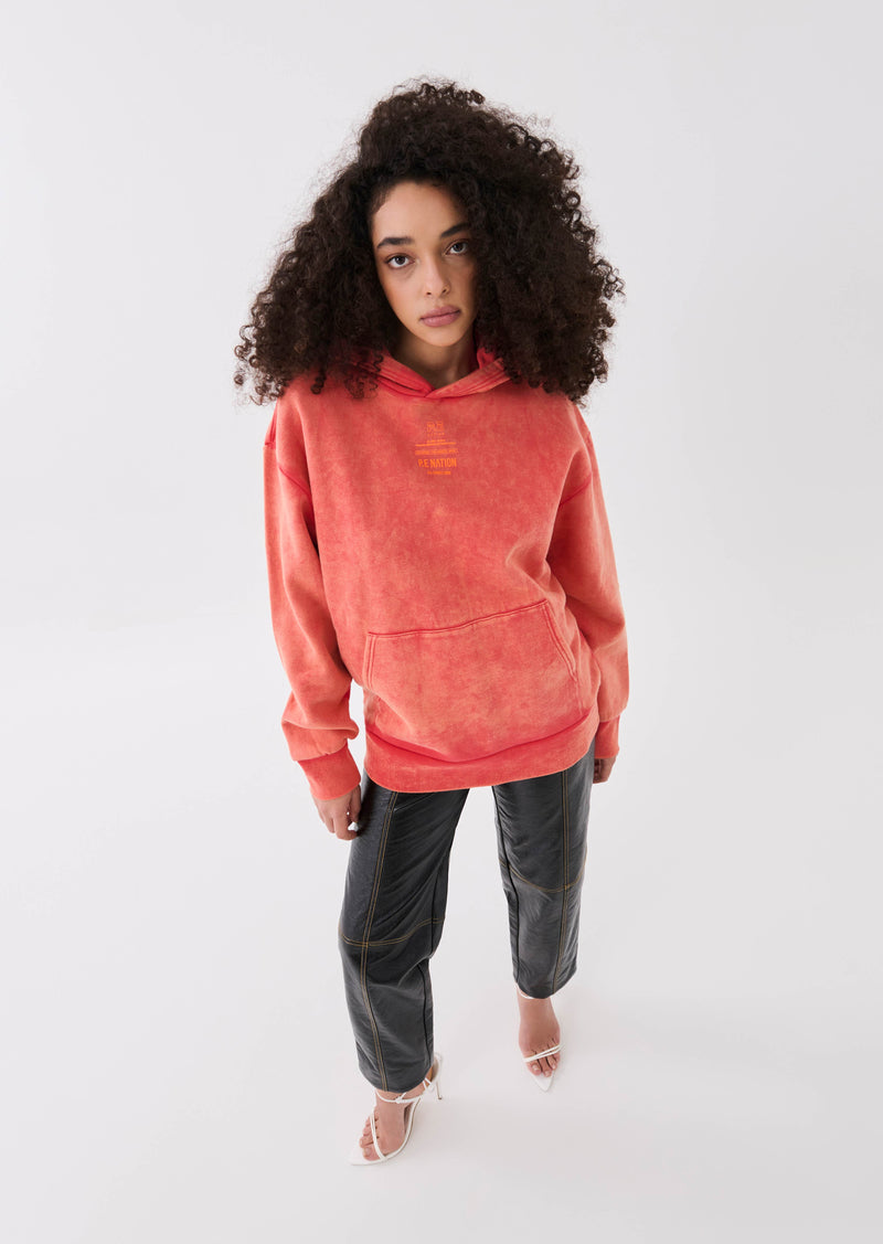PRECINCT HOODIE IN PAPRIKA