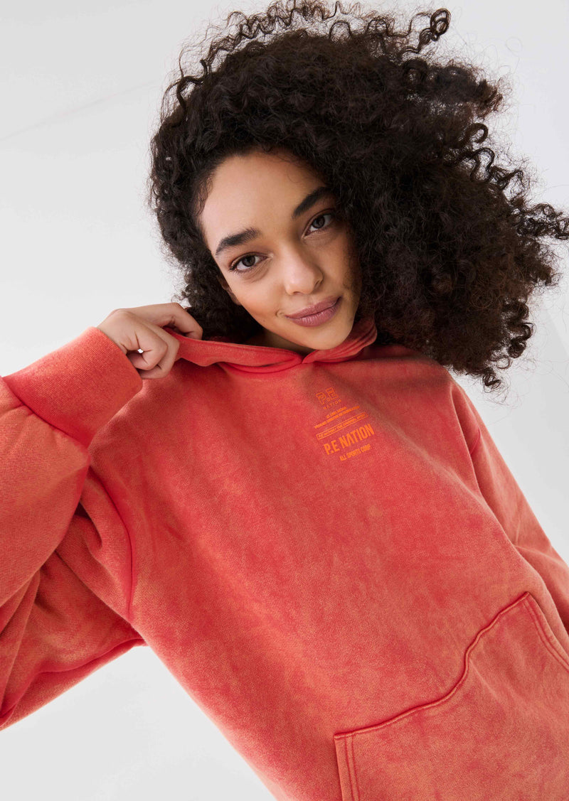 PRECINCT HOODIE IN PAPRIKA