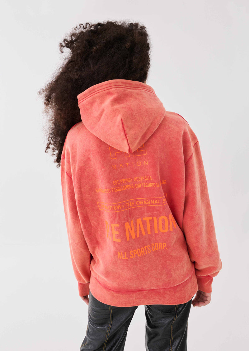PRECINCT HOODIE IN PAPRIKA