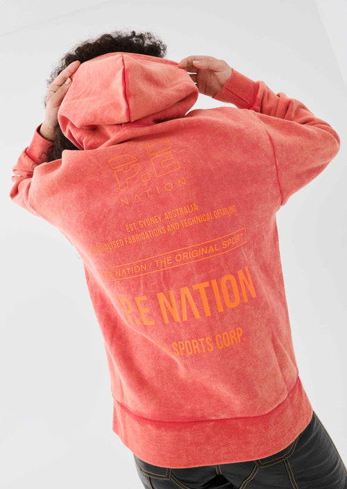 PRECINCT HOODIE IN PAPRIKA