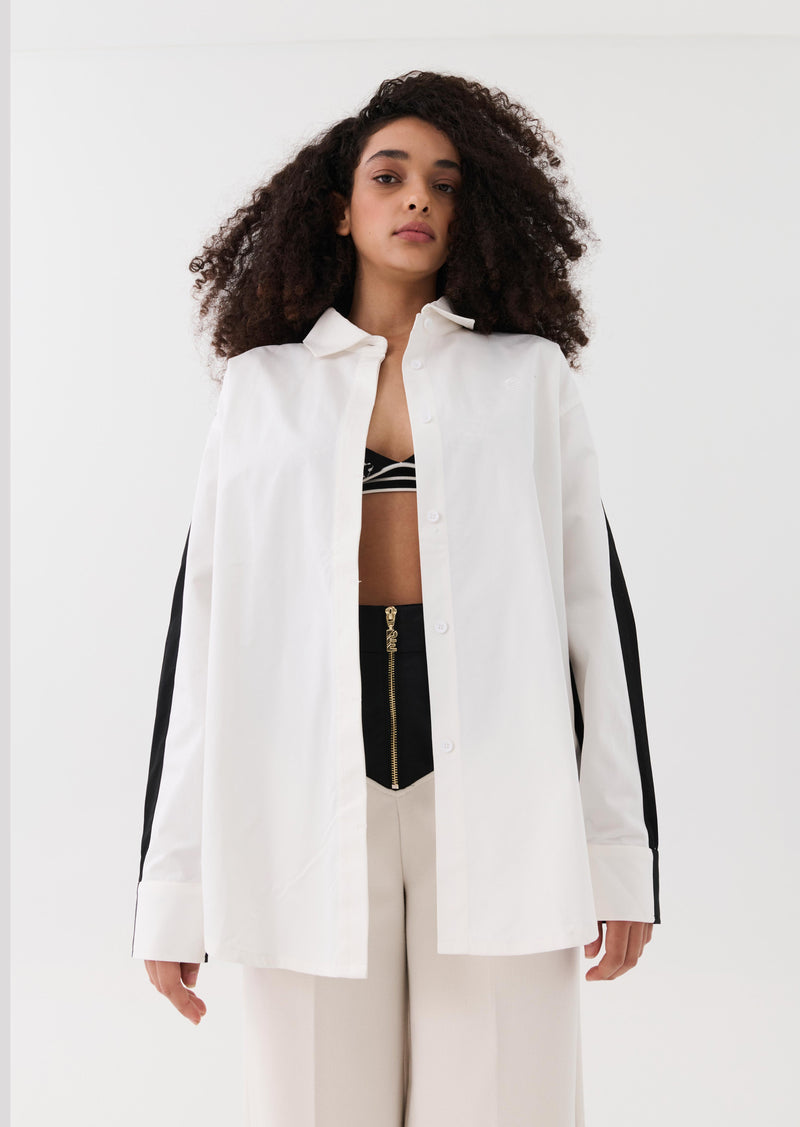 MANIFESTO SHIRT IN OPTIC WHITE