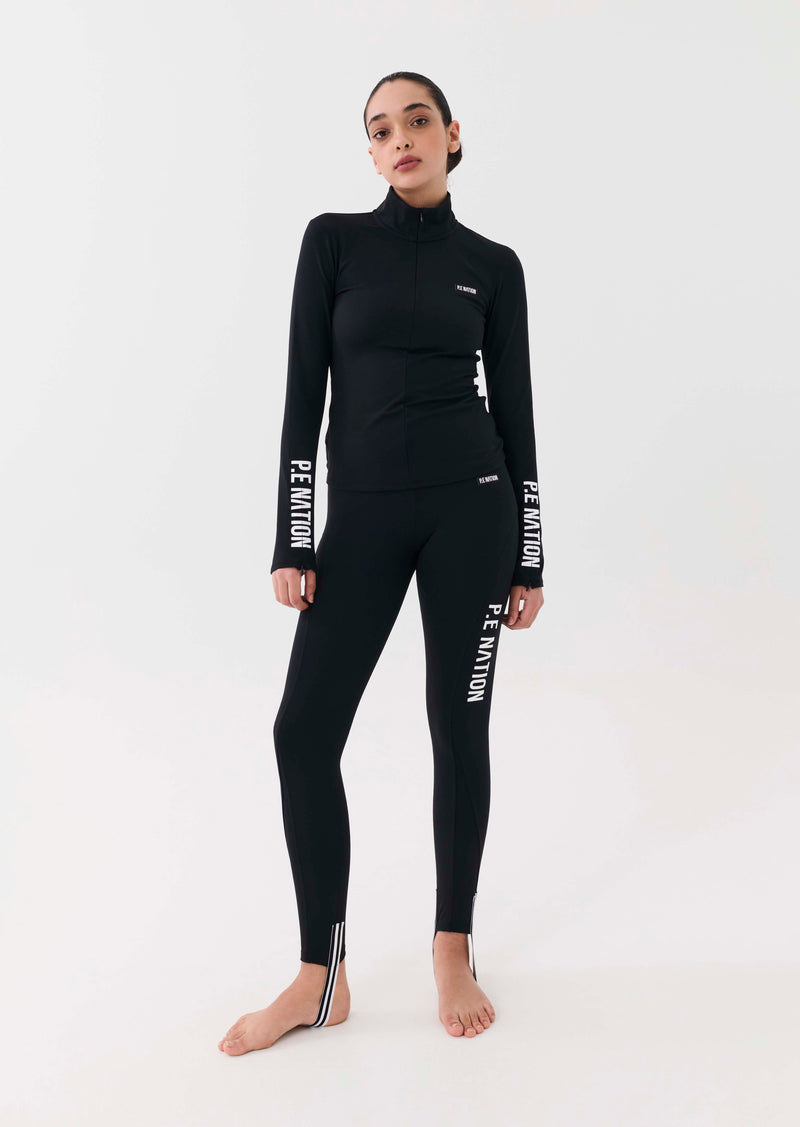 SLALOM LEGGING IN BLACK