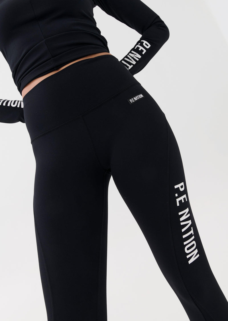SLALOM LEGGING IN BLACK