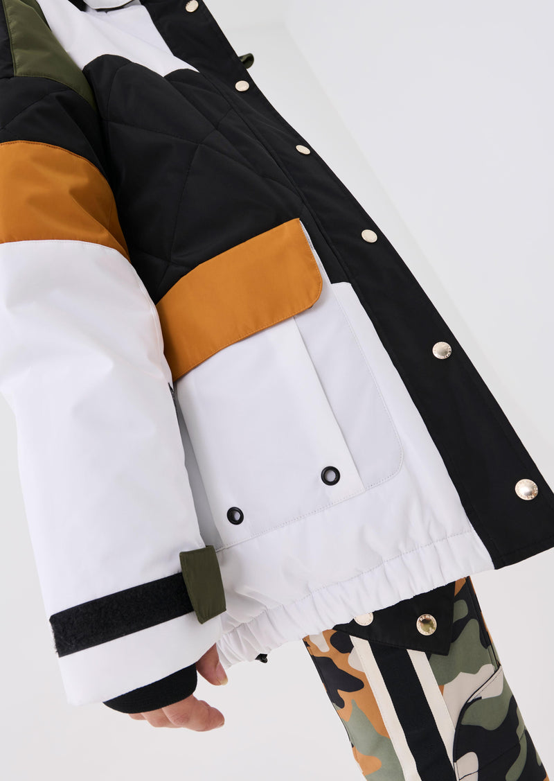 CHICANE SNOW JACKET IN OPTIC WHITE