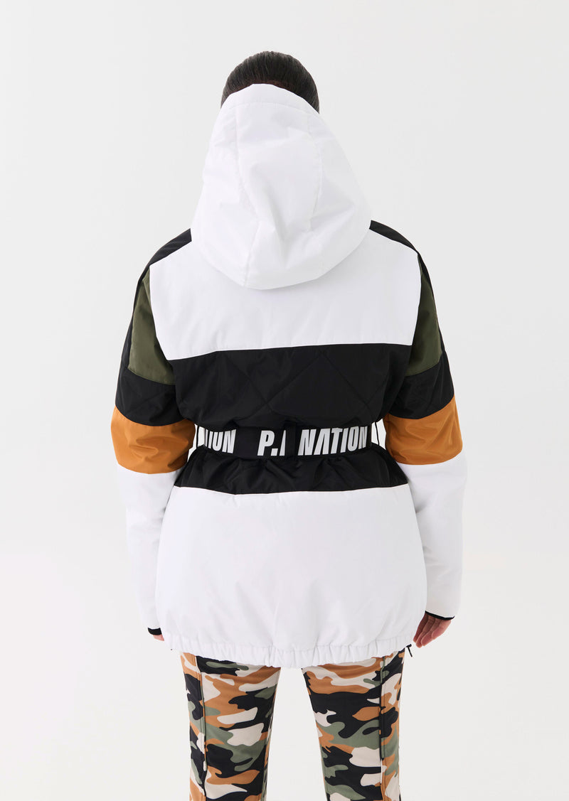 CHICANE SNOW JACKET IN OPTIC WHITE
