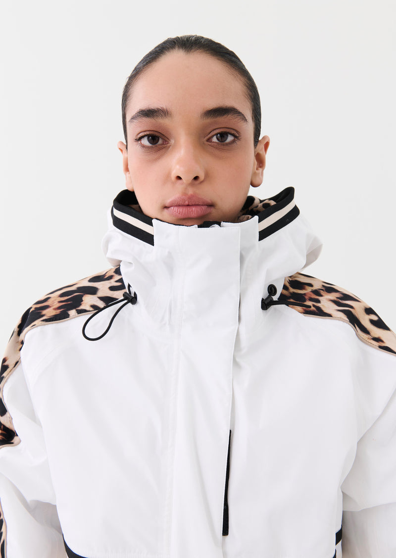 ST. MORITZ SNOW JACKET IN OPTIC WHITE