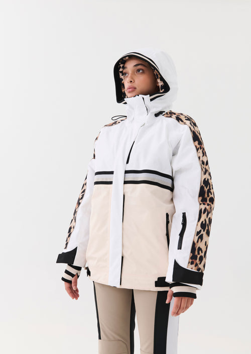 ST. MORITZ SNOW JACKET IN OPTIC WHITE