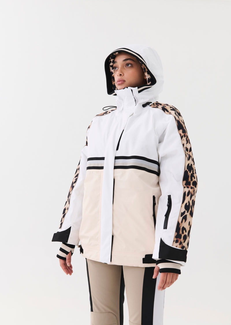 ST. MORITZ SNOW JACKET IN OPTIC WHITE