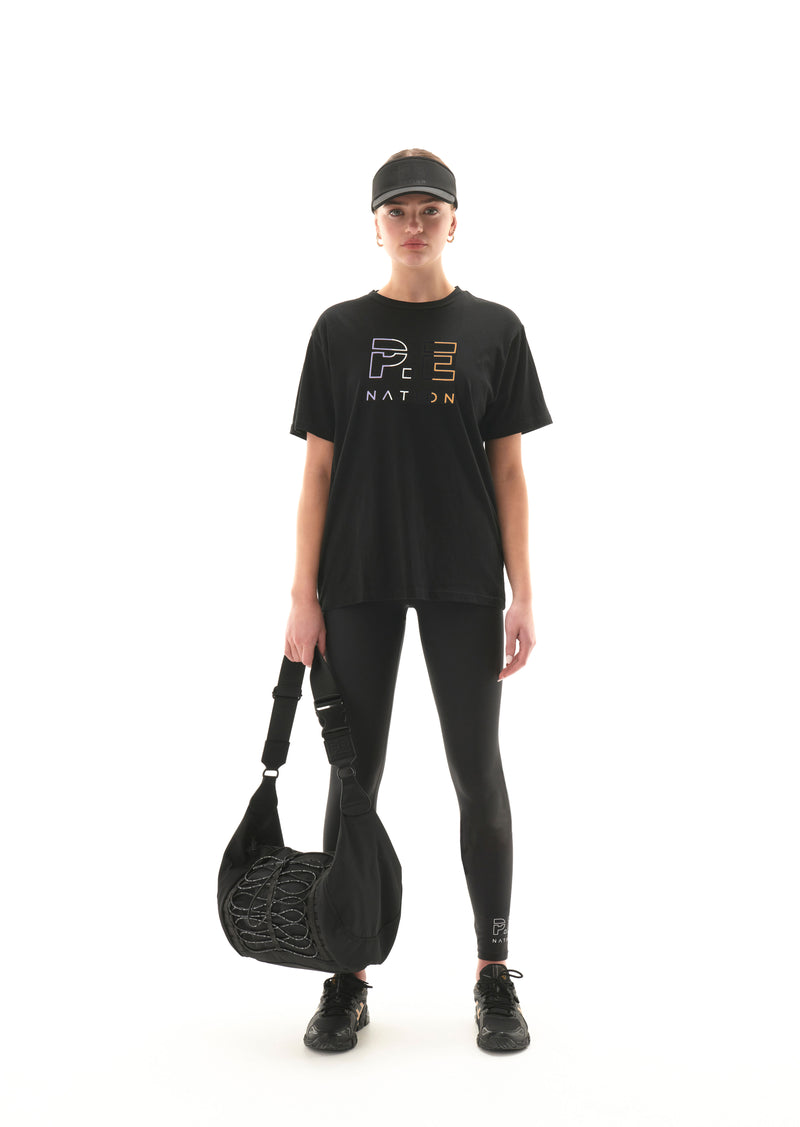 RELOAD TEE IN BLACK