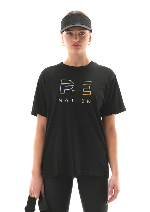 RELOAD TEE IN BLACK