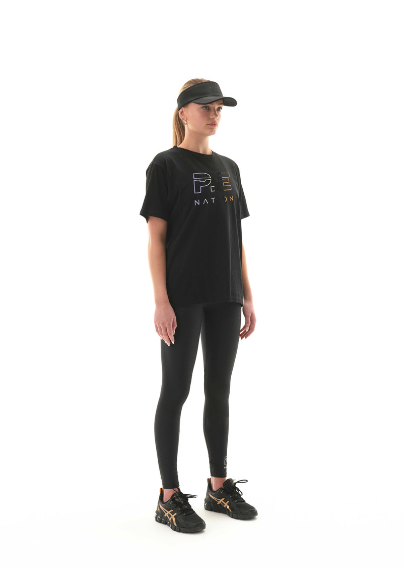 RELOAD TEE IN BLACK