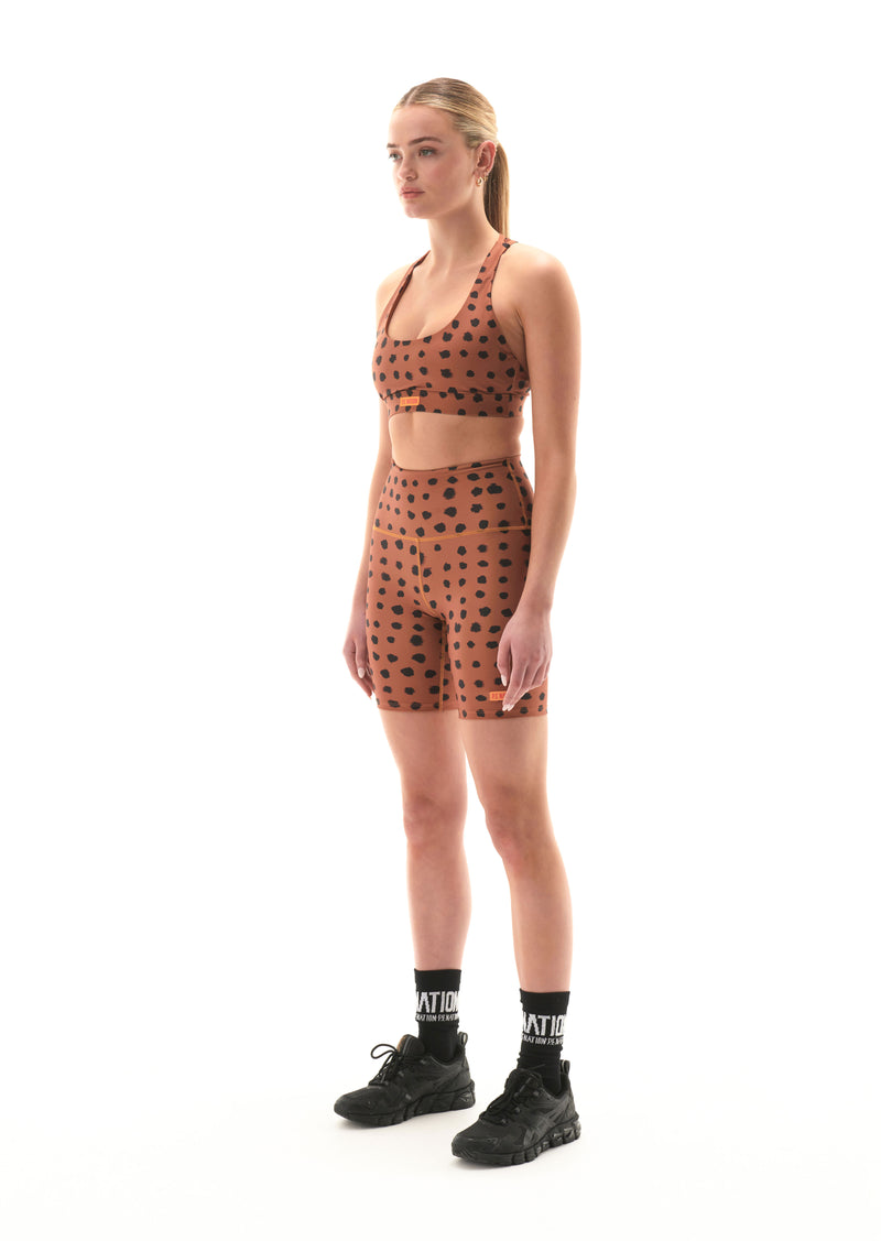 MONTEROSA BIKE SHORT IN ANIMAL SPOT