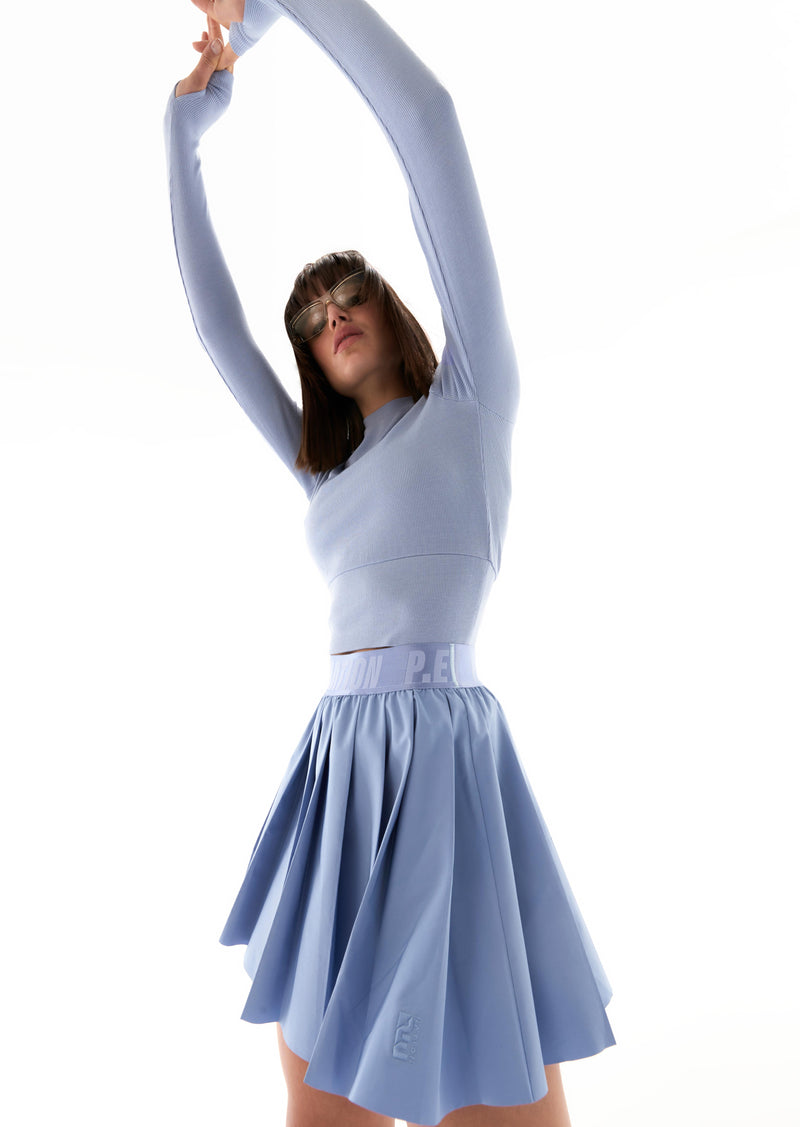 VOLLEY SKIRT IN LAVENDER LUSTRE
