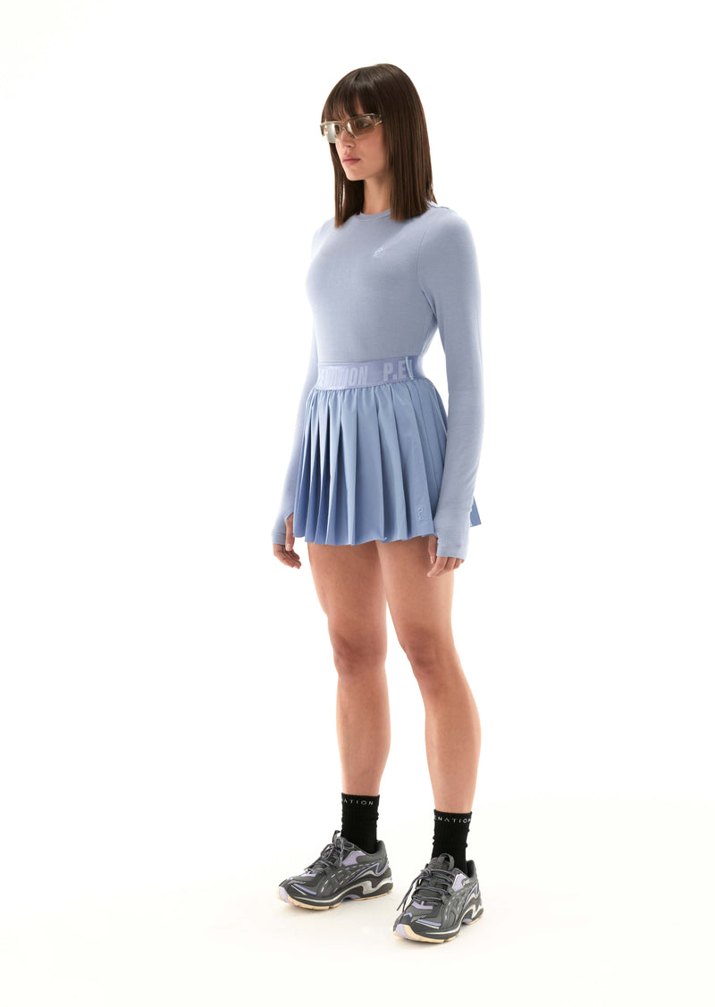 VOLLEY SKIRT IN LAVENDER LUSTRE