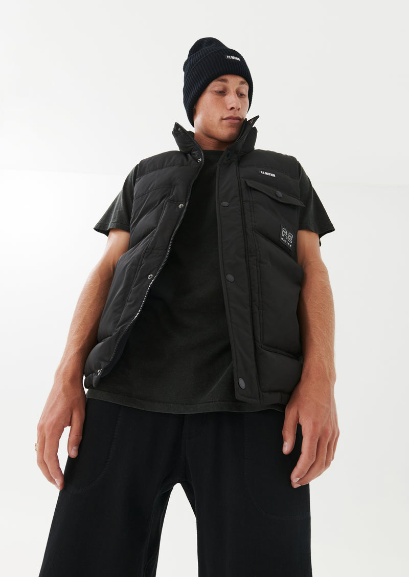 EXTENSION VEST IN BLACK