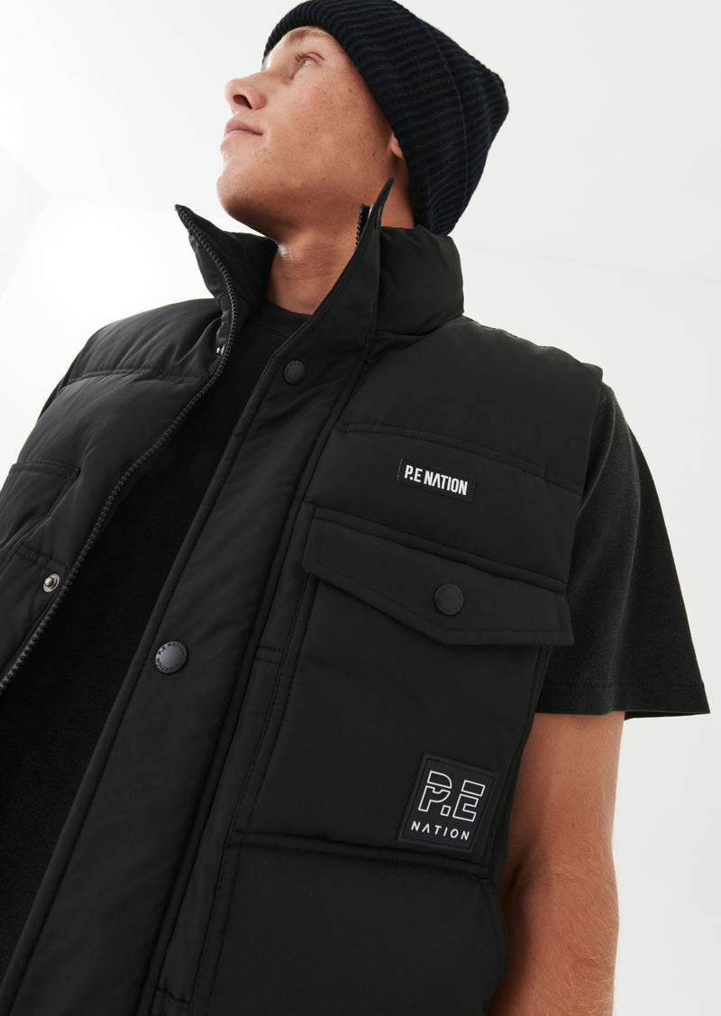 EXTENSION VEST IN BLACK