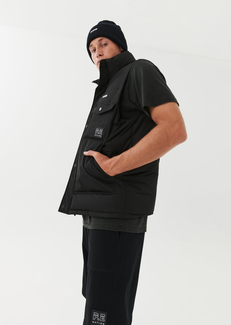 EXTENSION VEST IN BLACK