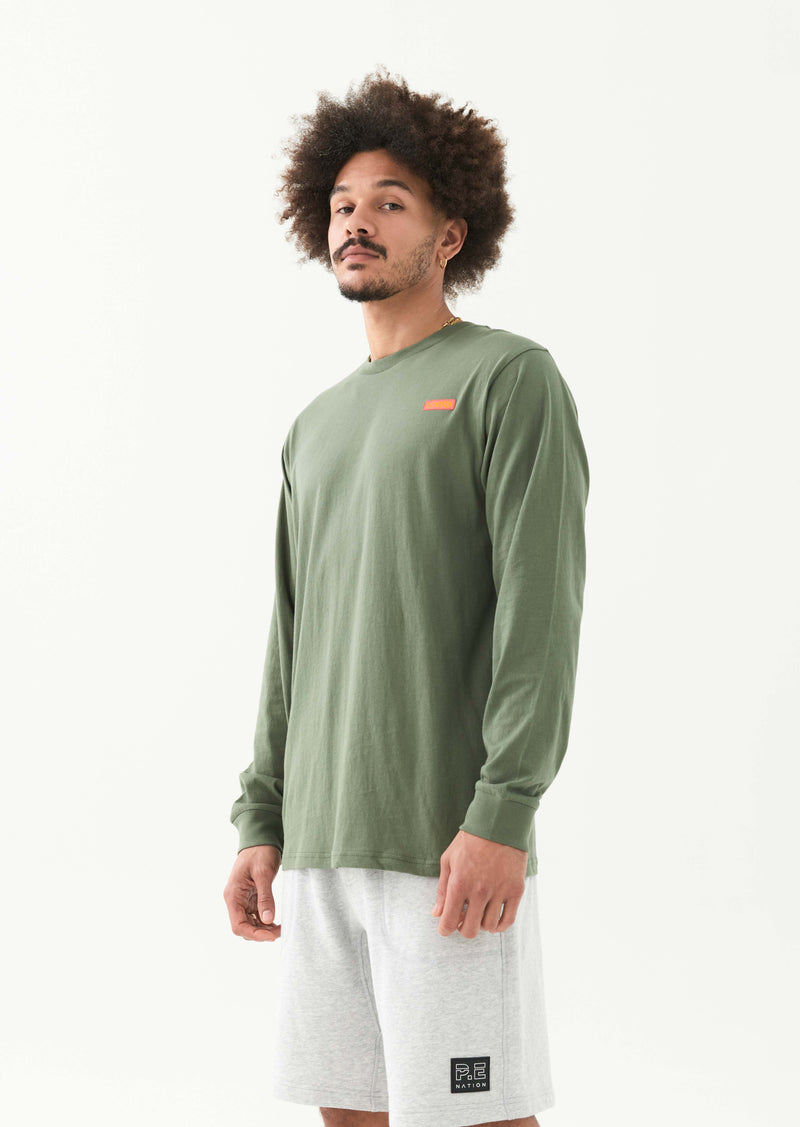 BOWERY LS TEE IN FOUR LEAF CLOVER