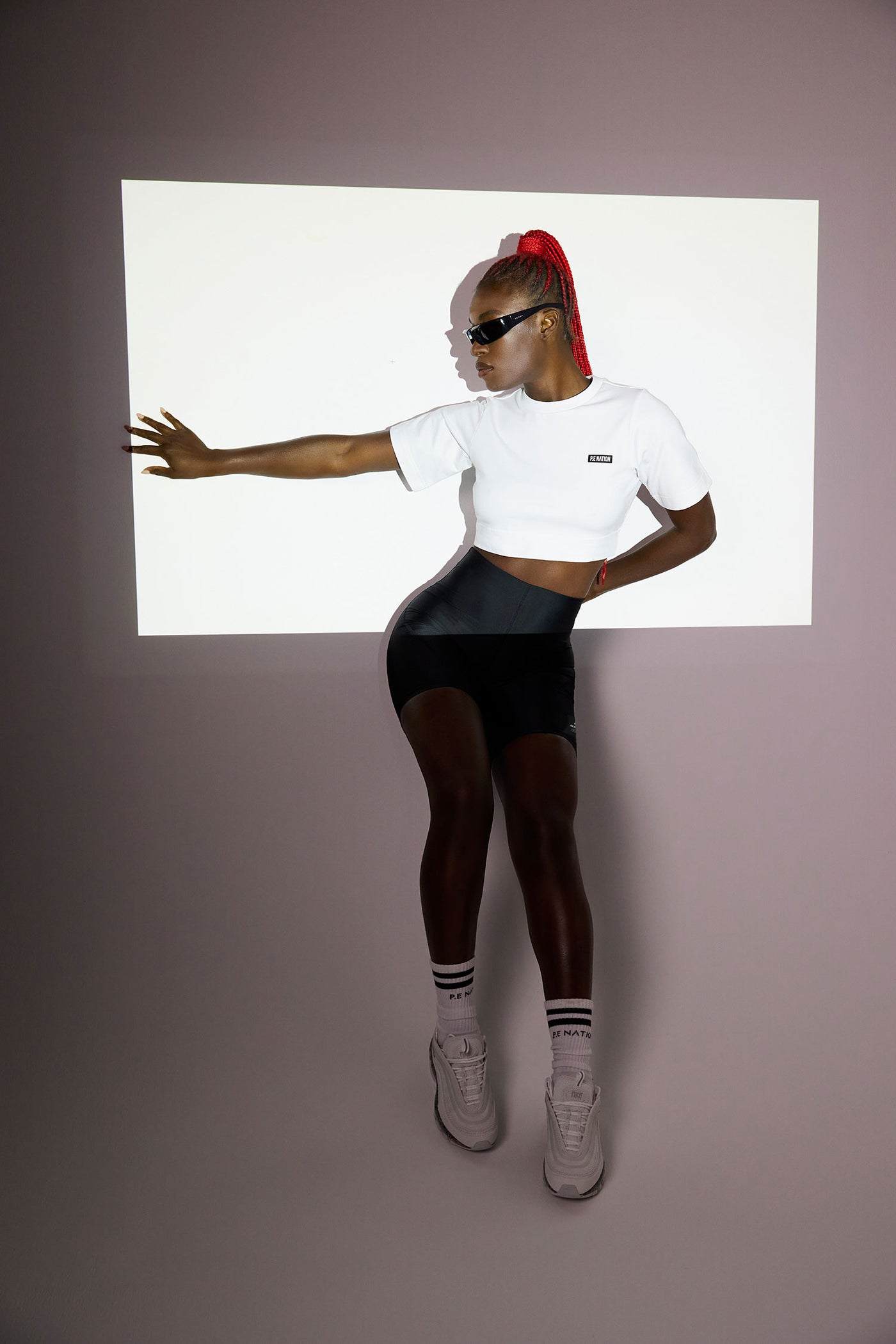 VOLLEY TEE IN OPTIC WHITE