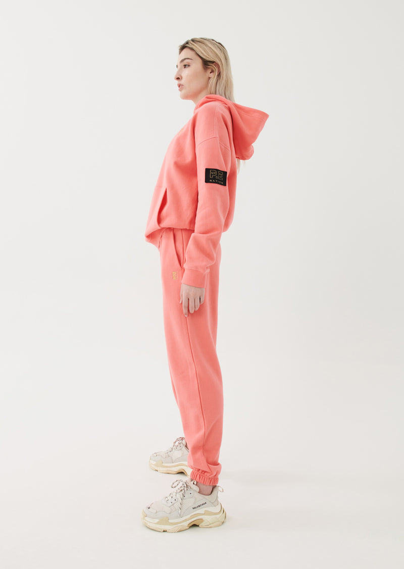 ALL AROUND TRACKPANT IN TROPICAL PINK