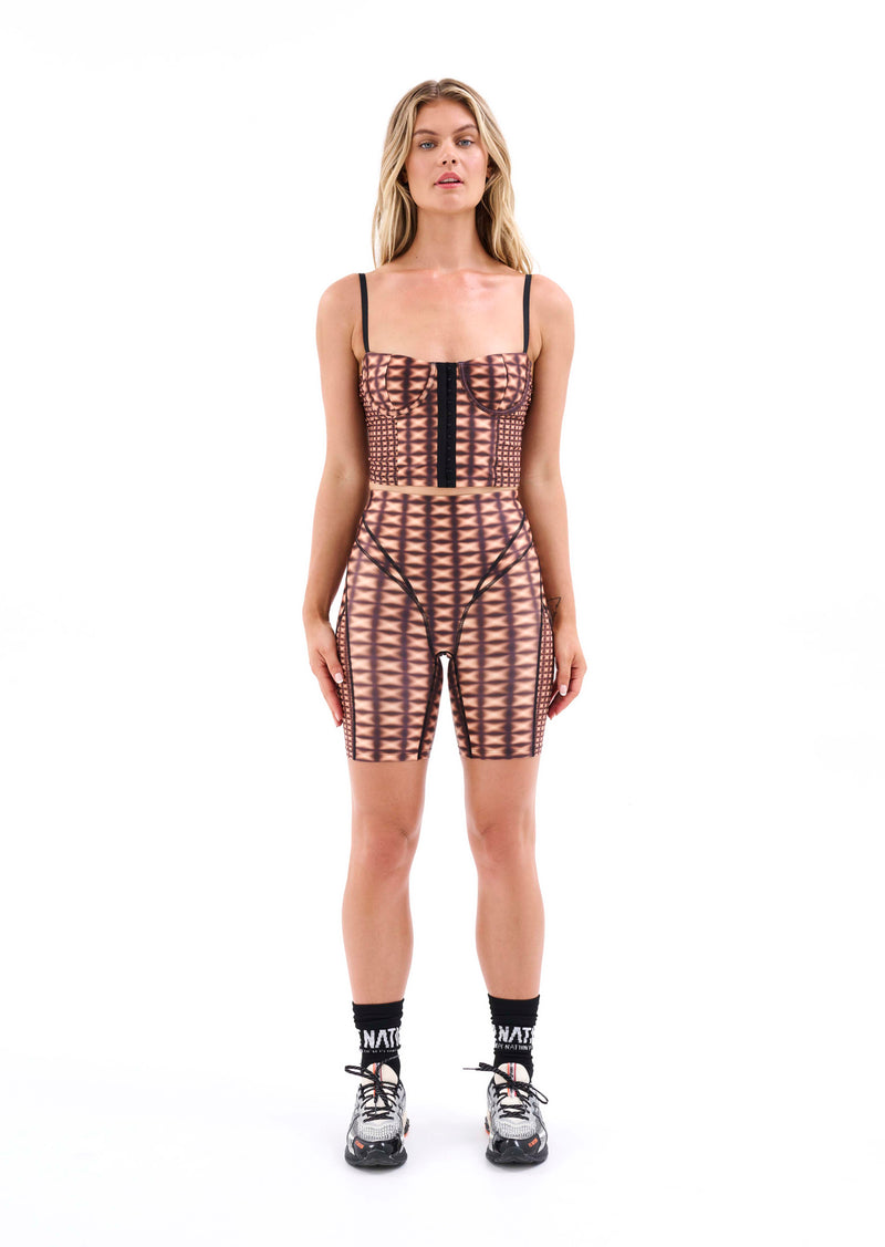 DIGNITY TANK IN CHECK PRINT