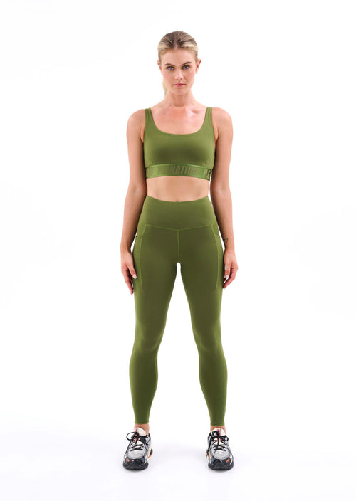 RECALIBRATE LEGGING IN PESTO