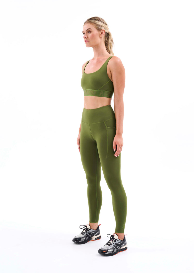 RECALIBRATE LEGGING IN PESTO