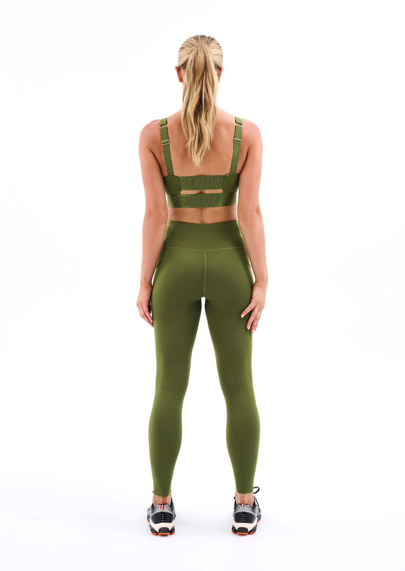 RECALIBRATE LEGGING IN PESTO