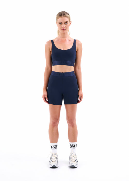 BACKCHECK BIKE SHORT IN DARK NAVY