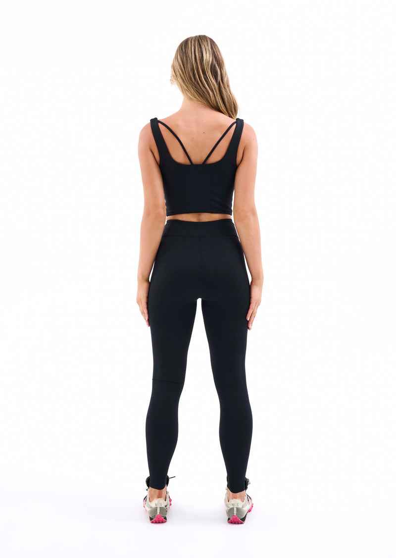 HERMOSA SPORTS BRA IN BLACK