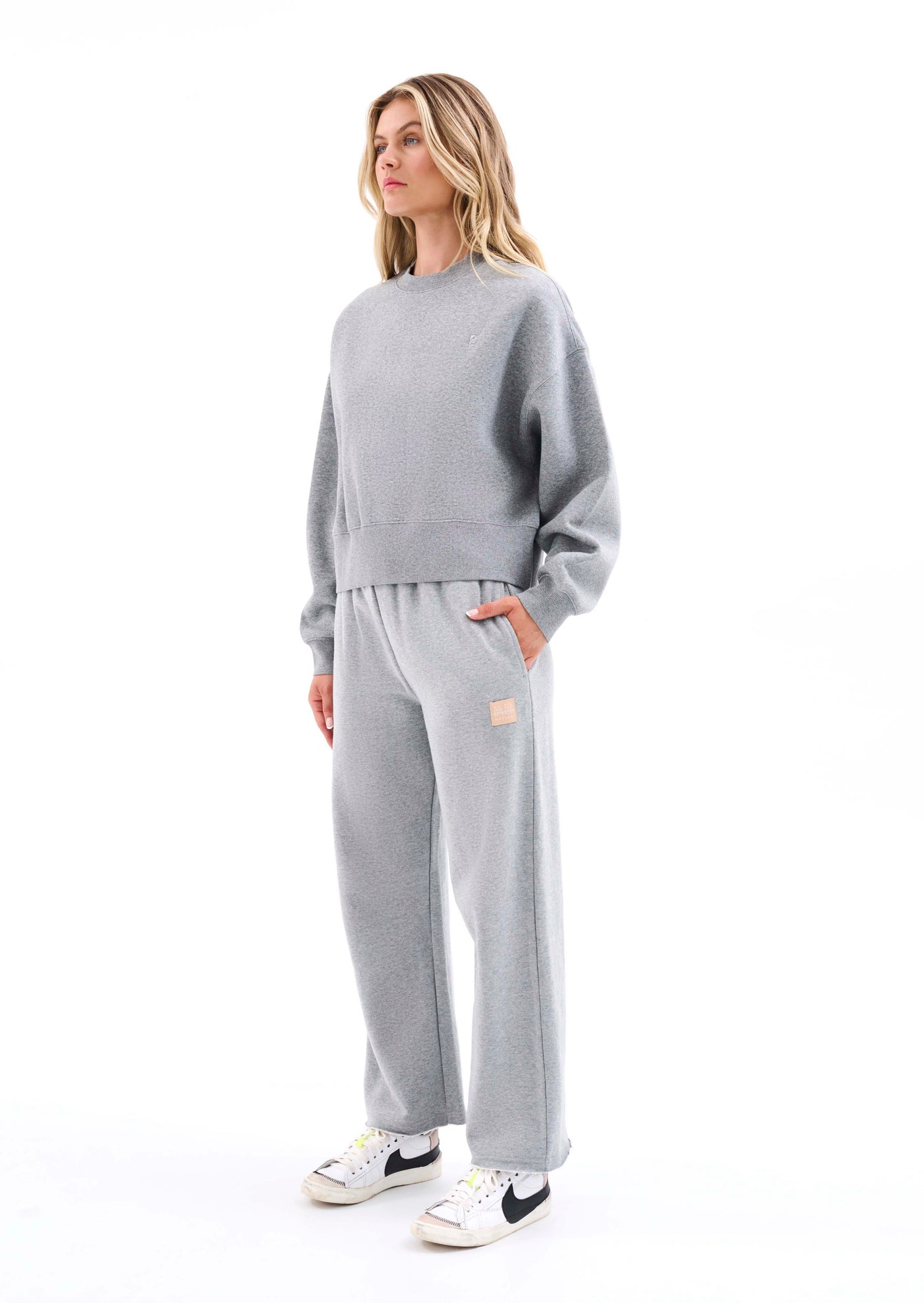 AUGUSTA TRACKPANT IN GREY MARLE