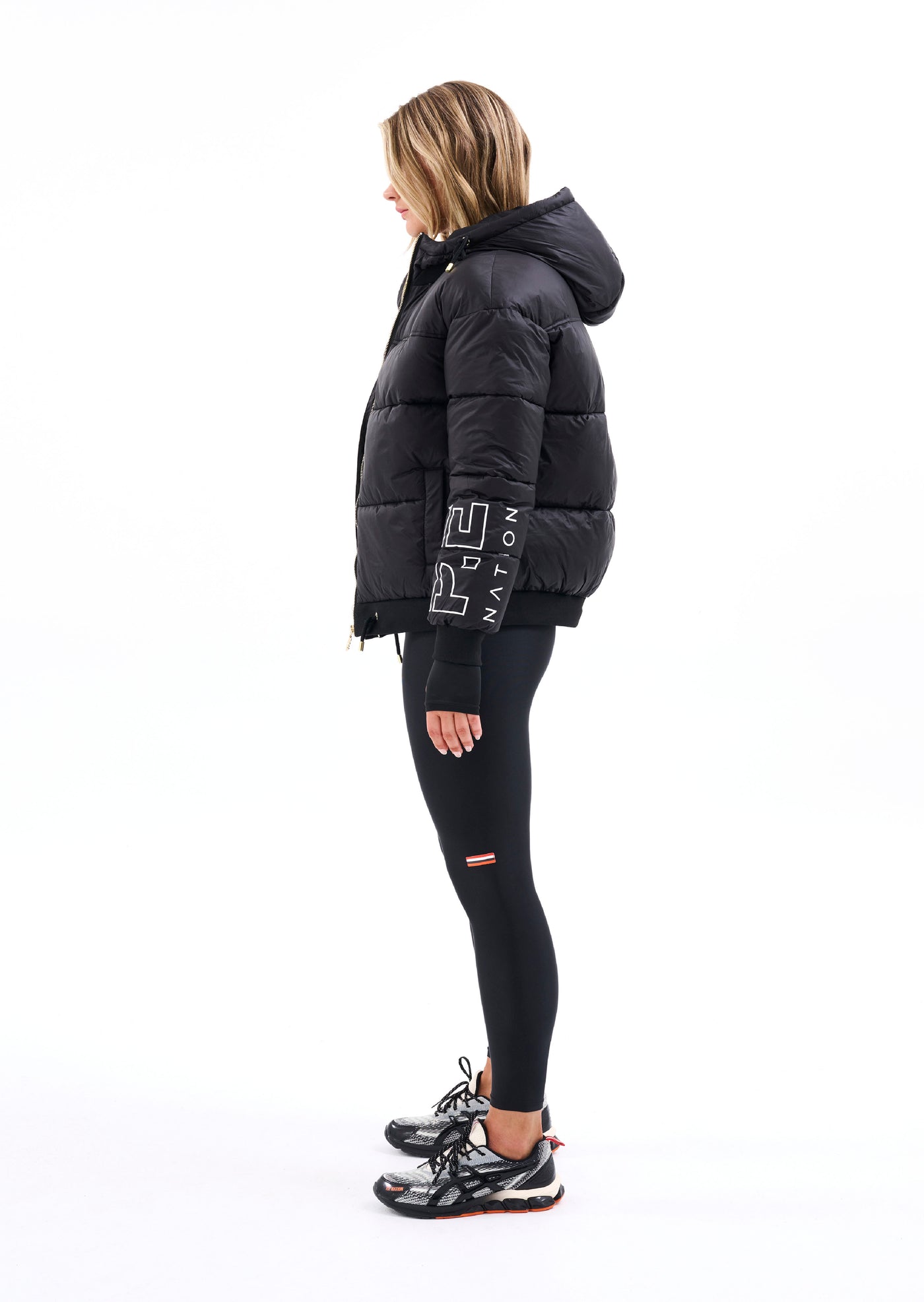 Pe nation black puffer jacket online