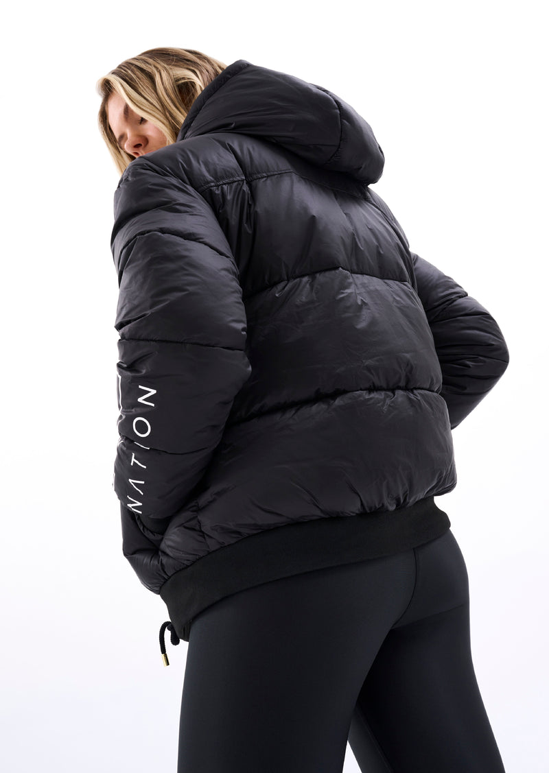 Pe nation online black puffer jacket